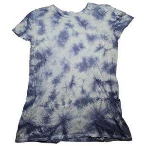 Victoria Secret PINK Blue Tie Dye Tee
